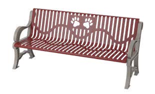 B6WBCLASSIC - Classic Dog Park Bench main image