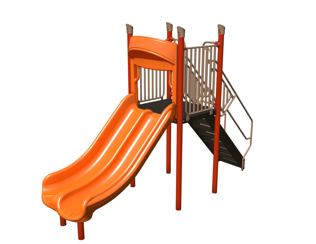 5 Double Straight Slide The American Playground Company