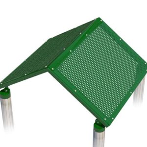 Aluminum Peaked Roof