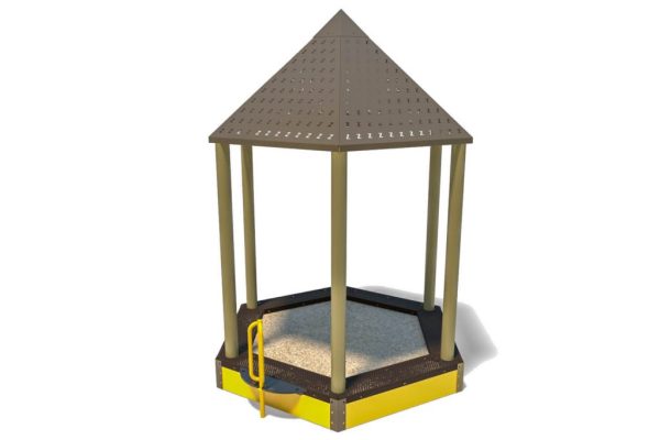 HSB Sand Box With Metal Roof