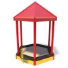 Sand Box with Plastic Roof